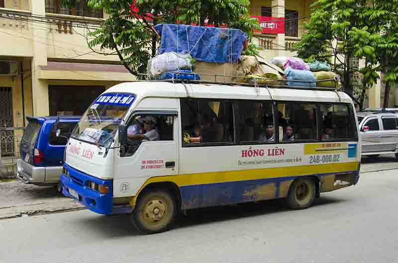 291 - Vietnam - Bac Ha - autobus rural